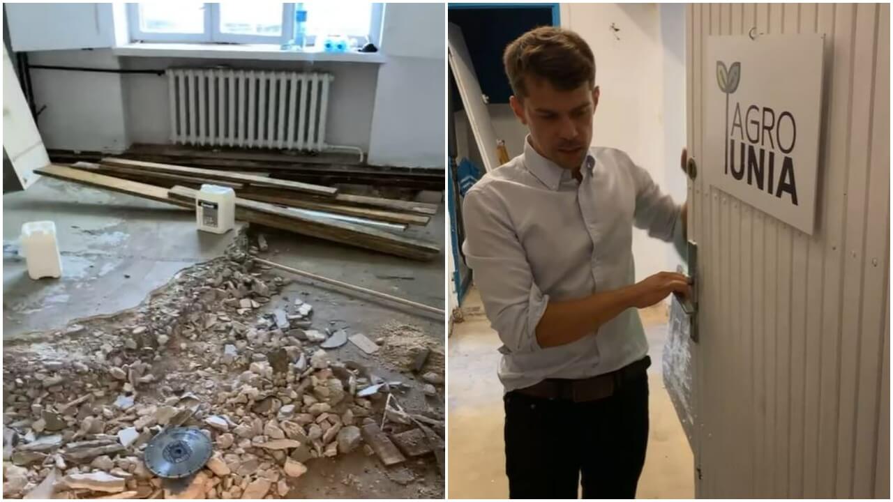 agrounia.pl - Trwa remont biura AGROunii w Warszawie 